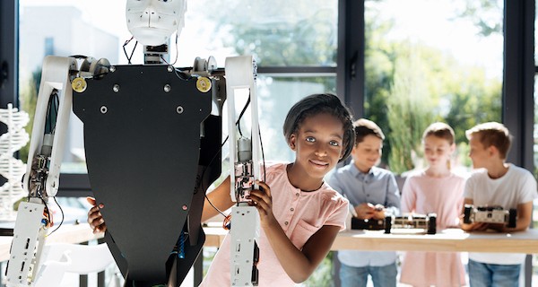 cm girl with robot design | MiddleWeb