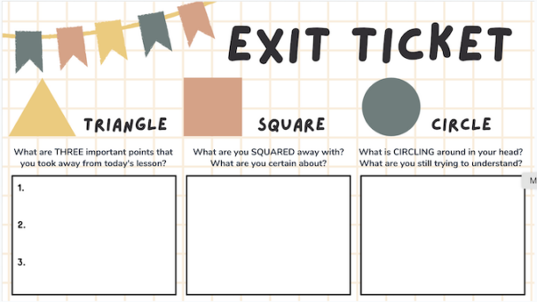 cc 10 23 exit ticket slide | MiddleWeb
